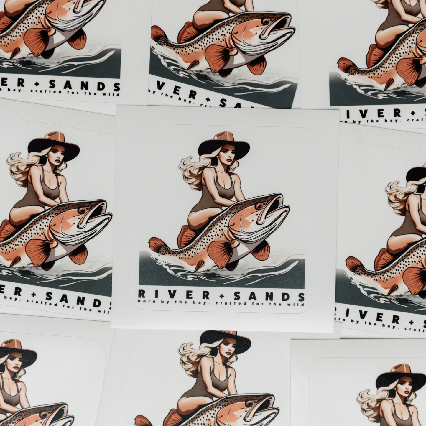 THE SALTY WRANGLER STICKER