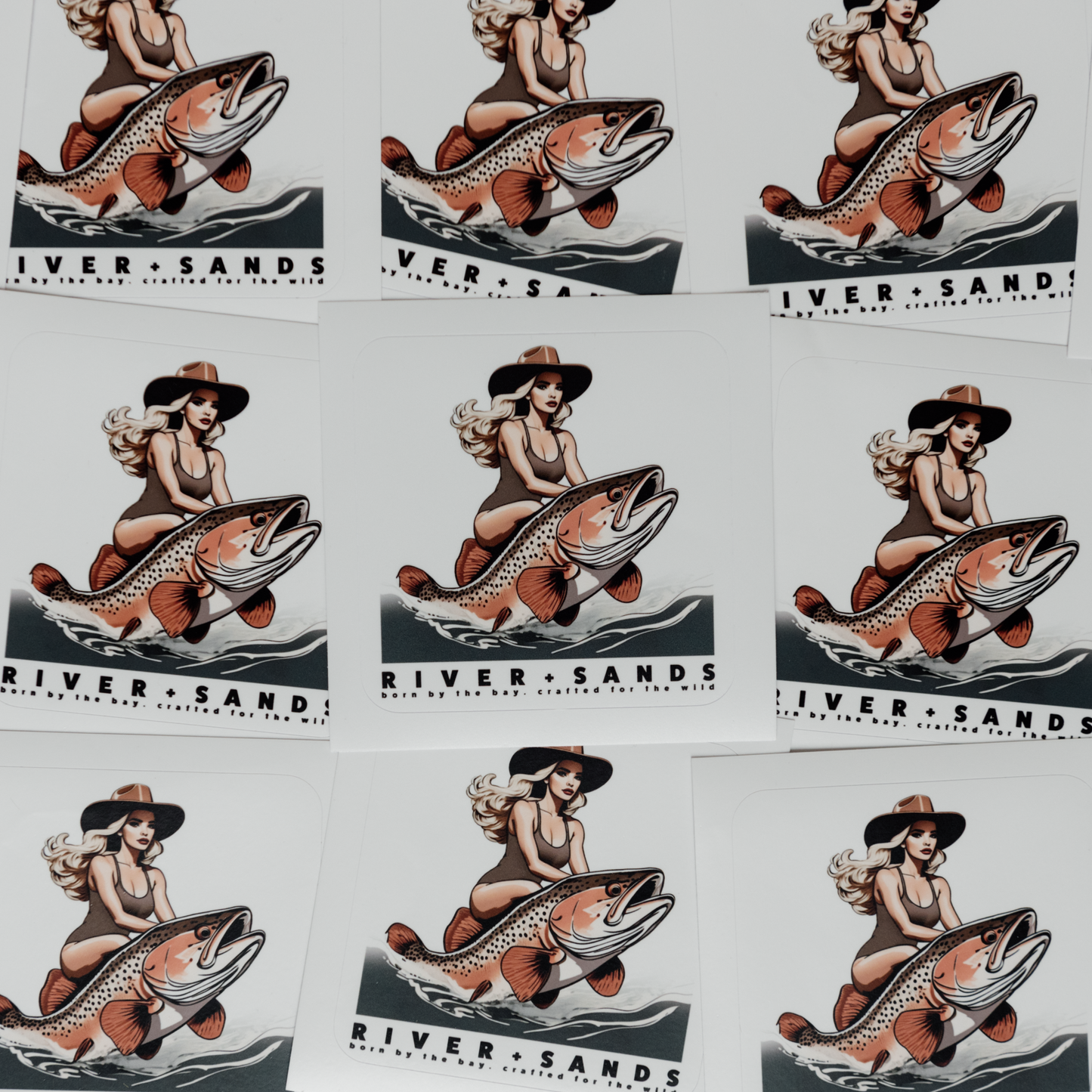 THE SALTY WRANGLER STICKER